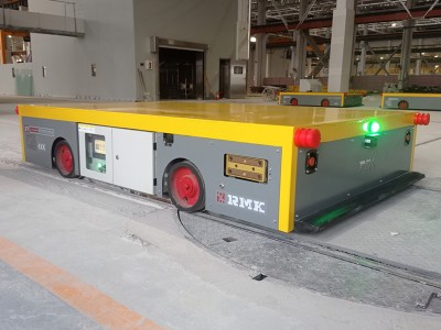 기계 제조를위한 RGV 자동 레일 전송 카트