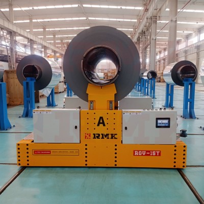 15 톤 배터리 전원 강철 롤러 철도 전송 카트