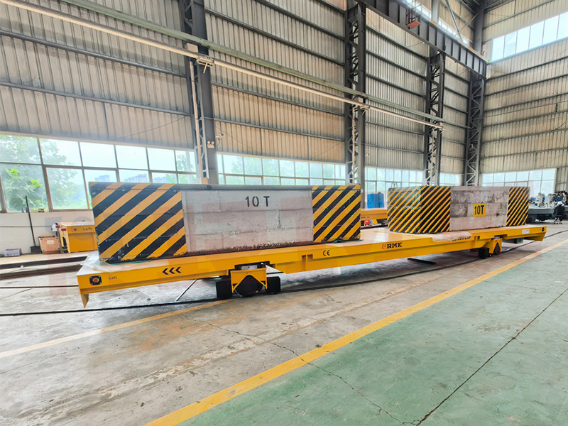 큰 무거운 철도 회전 전송 카트