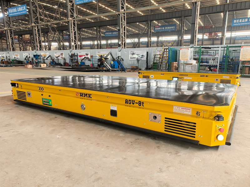 8톤 레이저 가이드 AGV with Lifting Pallet